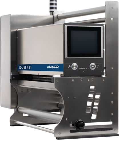 Máquina de impresión por chorro de tinta DOD - D-JET - AMACO GmbH - para etiquetas / para embalajes / monocroma