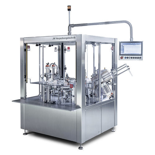 Encartonadora semiautomática - CCM-MV - JW Verpackungstechnik GmbH - de carga superior / de cajas / rotativa
