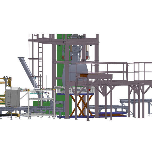 Estación de vaciado de big-bag automática - VOLLENDA-WERK GmbH - de polvo
