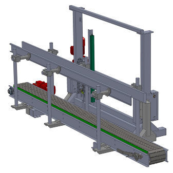Transportador de banda - VOLLENDA-WERK GmbH - con rampa / horizontal / motor eléctrico