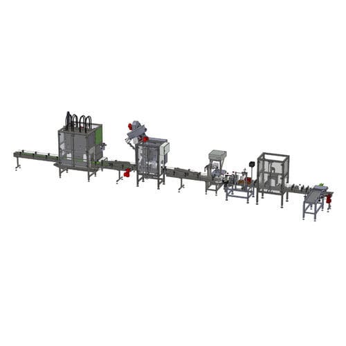 Línea de llenado automática - DKAZ-line - VOLLENDA-WERK GmbH - de bidones / de líquidos / para productos fitosanitarios