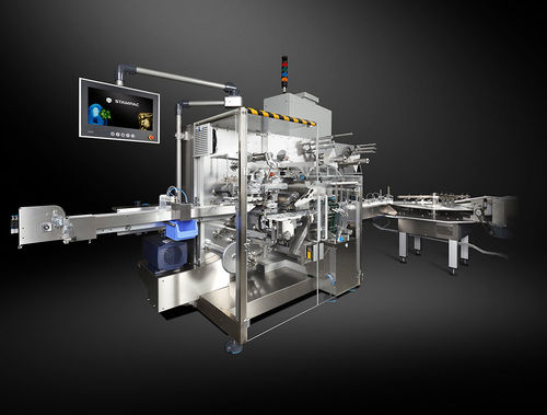 Máquina de embalaje automática - LEKO-LUP - Stampac GmbH - de film plegado / para producto de chocolates / para tabletas de chocolate