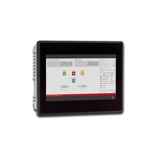 HMI con tecnología capacitiva proyectada - JetView 1007 - Jetter AG - con pantalla multitáctil / integrable / 800 x 480