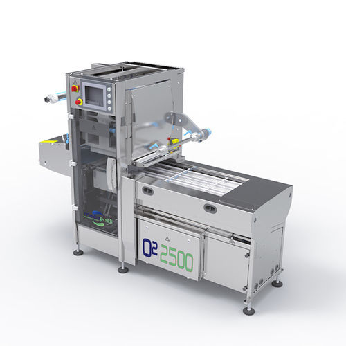Termoselladora de bandeja automática - O²2500 - Mecapack - para la industria alimentaria / para barquillas