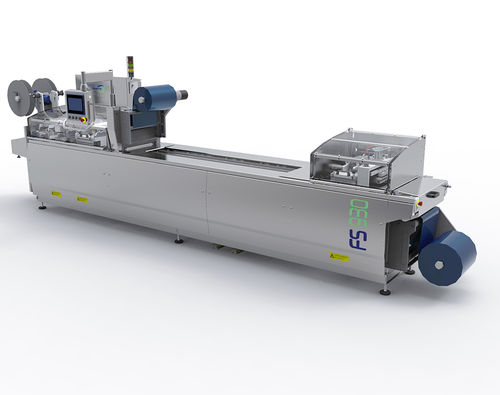 Máquina de termoformado de film plástico - FS930 - Mecapack - para embalajes de productos alimentarios / para embalajes de productos farmacéuticos / para embalajes médicos