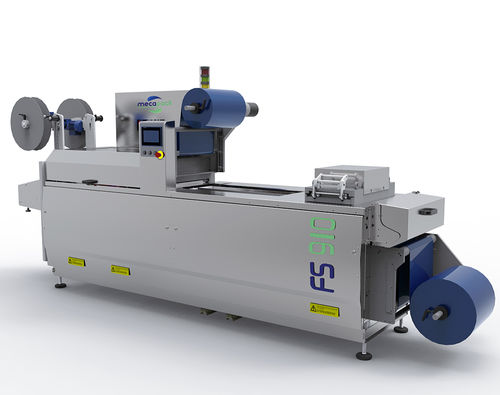 Máquina de termoformado de film plástico - FS910 - Mecapack - para embalajes de productos alimentarios / para embalajes de productos farmacéuticos / para embalajes médicos