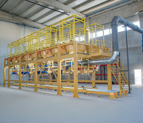 Sistema de dosificación de polvo - DÜZLEM METAL SANAYI VE TICARET LTD STI - neumático / con mezclador / continuo