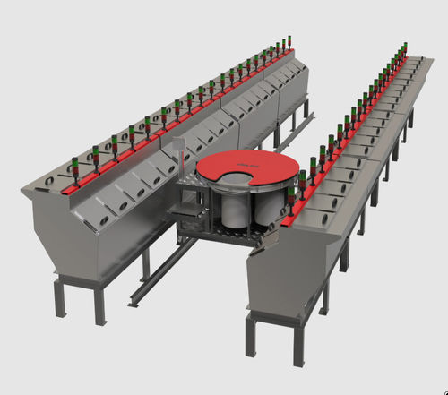 Sistema de pesaje para granulados - DÜZLEM METAL SANAYI VE TICARET LTD STI - para polvo / para líquido