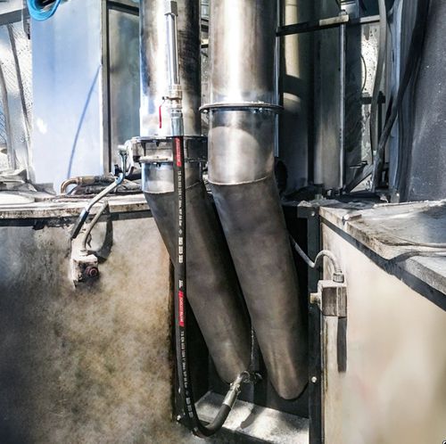 Sistema de alimentación automático - DÜZLEM METAL SANAYI VE TICARET LTD STI - neumático / para línea de producción / para prensa de inyección