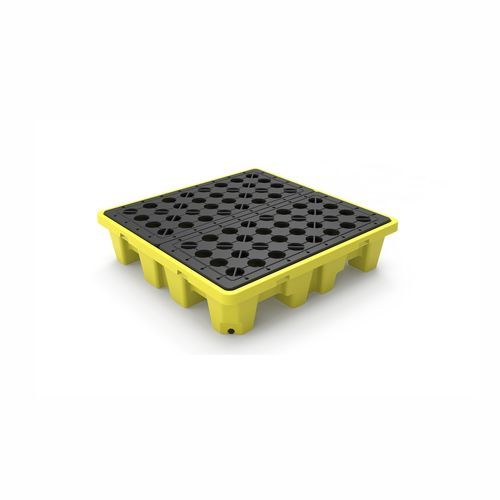 Paleta de retención para contenedor IBC - SP-4H - Palletco LLC - de 4 bidones / para cargas pesadas / de polietileno