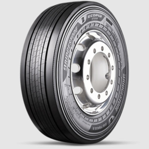Neumático industrial - ECOPIA STEER ENLITEN - BRIDGESTONE - para camión / 22.5"