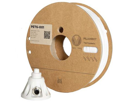 Filamento de PET para impresora 3D - PETG-001 - Lynxter - blanco / resistente al agua
