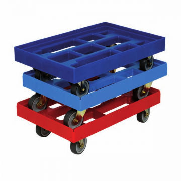Plataforma rodante portacubetas - SUFILOG - de plástico