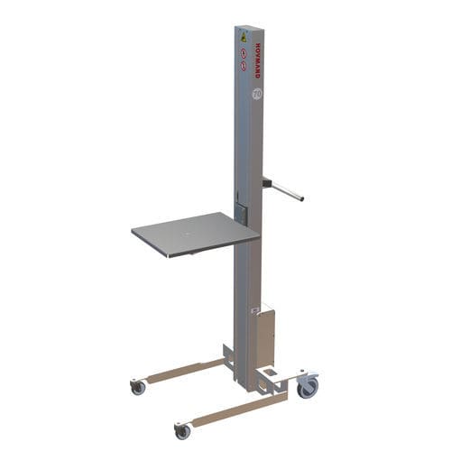 Aparato de levantamiento de plataforma - Impox 70M EP1-ix - HOVMAND - de acero inoxidable / de bidones / para cajas