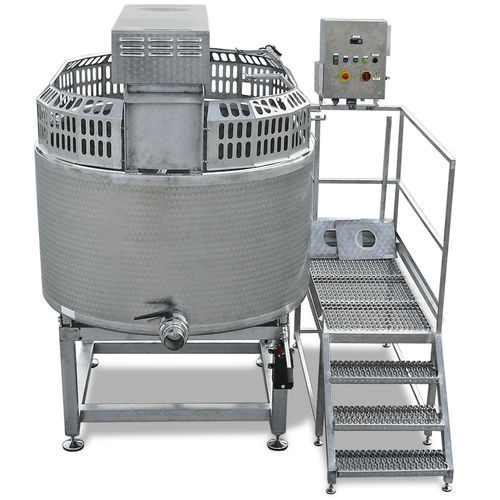 Cubeta de elaboración de queso de coagulación - E.T.A. S.r.l. - para drenaje / de acero inoxidable