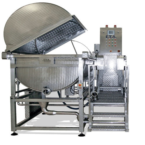Cubeta de elaboración de queso de pasta blanda - E.T.A. S.r.l. - de acero inoxidable