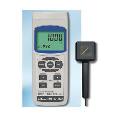 Comprobador de campo magnético - EMF-8218SD - Lutron - portátil / digital / USB