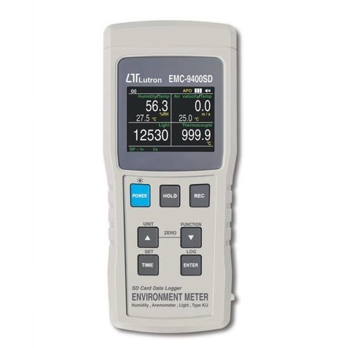 Aparato de medición temperatura - EMC-9400SD - Lutron - humedad relativa / de potencia / de intensidad de luz