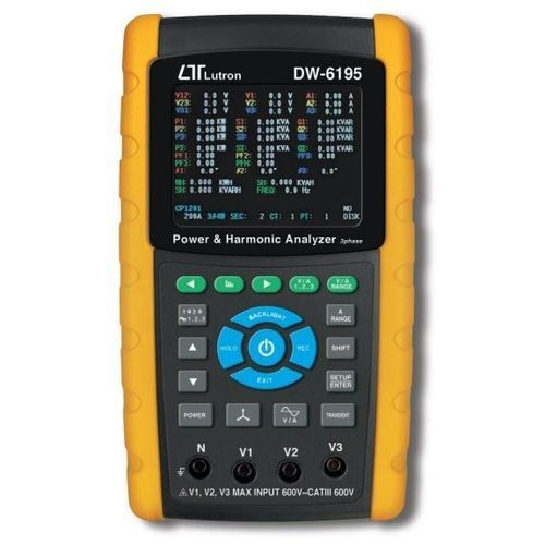 Analizador de señal - DW-6195 - Lutron - de vigilancia / para redes eléctricas trifásicas / de potencia