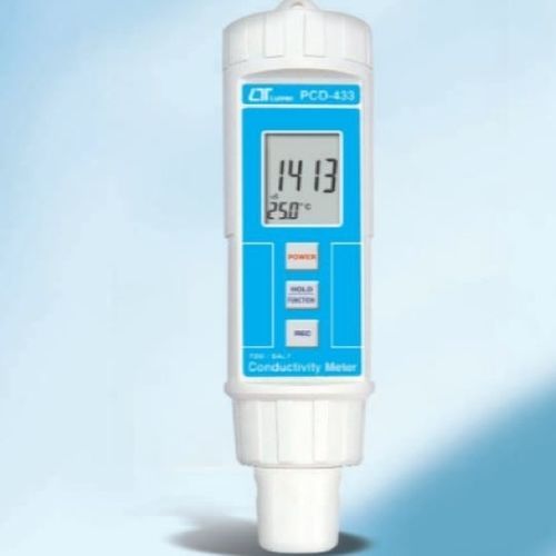 Conductímetro portátil - PCD-433 - Lutron - digital / tipo lápiz / para la determinación de la concentración en sales