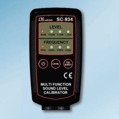 Calibrador de nivel del sonido - SC-934 - Lutron - portátil / multifrecuencia