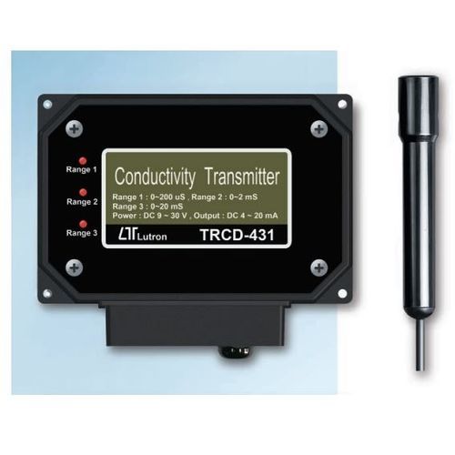 Transmisor de conductividad para la industria agroalimentaria - TRCD-431 - Lutron - para agua / con medida de temperatura