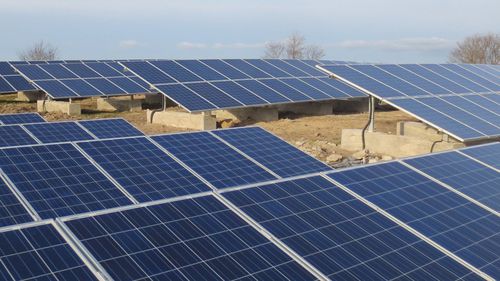 Sistema de fijación solar en suelo - FMS-V2B - Arau Technik GmbH - con cimientos de hormigón