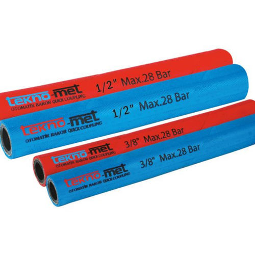Manguera para agua - TWRH series - TEKNO-MET BAĞLANTI ELEMANLARI SAN. ve TİC. LTD. ŞTİ - de caucho / lisa / a prueba de abrasión