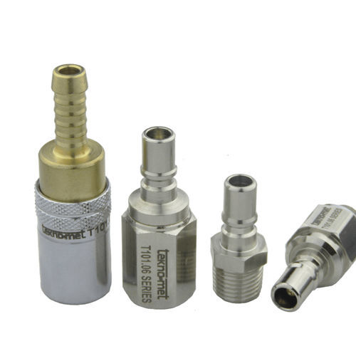 Racor hidráulico - T101 series - TEKNO-MET BAĞLANTI ELEMANLARI SAN. ve TİC. LTD. ŞTİ - rápido / de acero inoxidable / de nitrilo
