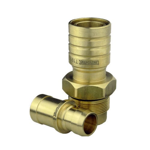 Racor neumático - T19 series - TEKNO-MET BAĞLANTI ELEMANLARI SAN. ve TİC. LTD. ŞTİ - hidráulico / rápido / CEJN