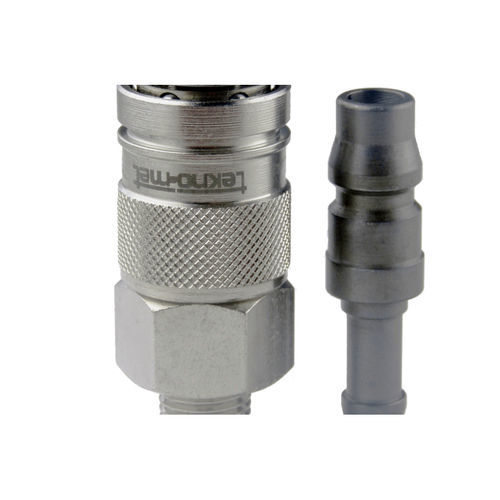 Racor neumático - T013 series - TEKNO-MET BAĞLANTI ELEMANLARI SAN. ve TİC. LTD. ŞTİ - roscado / rápido / de acero inoxidable