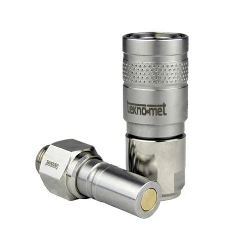 Racor hidráulico - T108 series - TEKNO-MET BAĞLANTI ELEMANLARI SAN. ve TİC. LTD. ŞTİ - rápido / de aluminio / de nitrilo