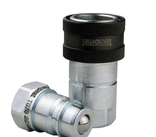 Racor hidráulico - T078 series - TEKNO-MET BAĞLANTI ELEMANLARI SAN. ve TİC. LTD. ŞTİ - rápido / de acero inoxidable