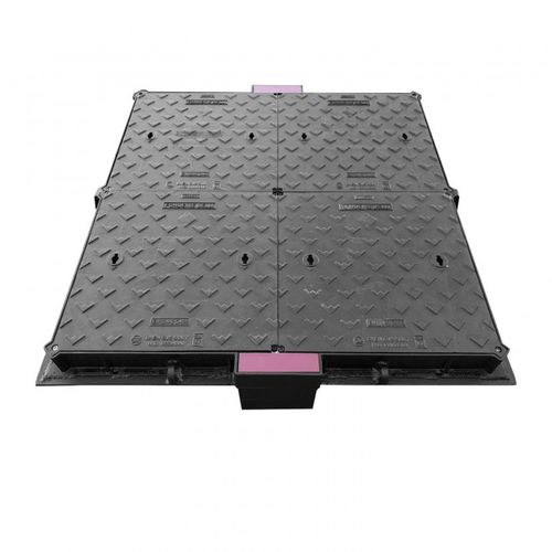 Tapa de registro de fundición dúctil - MODULARI D400- F900 - Fonderie Belli SPA - cuadrada