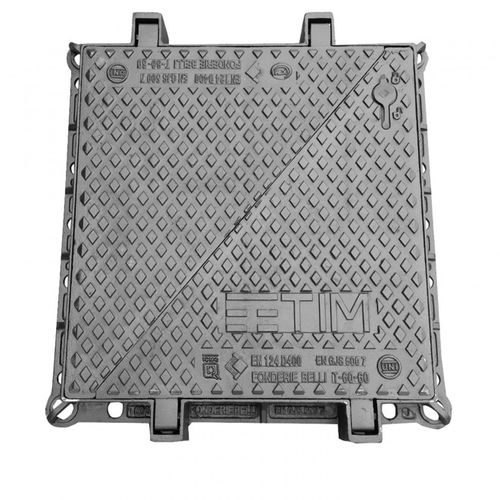 Paso de hombre cuadrado - SERIE T D400 - Fonderie Belli SPA - rectangular