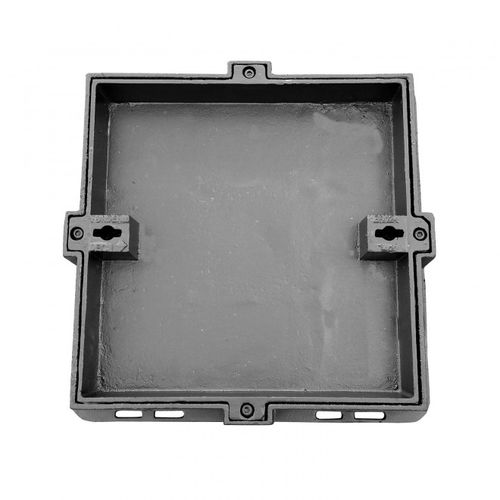 Tapa de registro de fundición dúctil - RECESSED D400 - Fonderie Belli SPA - cuadrada / rectangular