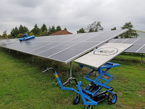 Robot de limpieza para suelo - LIFTER - AX Solar Robot - para panel solar / móvil
