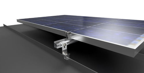 Sistema de fijación solar para cubierta plana - S-5 - Renusol Europe GmbH - para tejado metálico / para instalación vertical / de aluminio