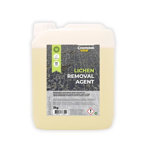 Biocida para panel solar - LICHEN REMOVAL AGENT - ChemiTek