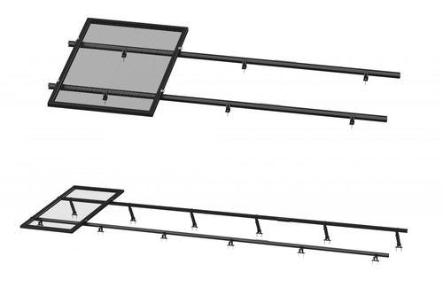 Sistema de fijación solar para techo - SolarRoof™ Black Series - Clenergy