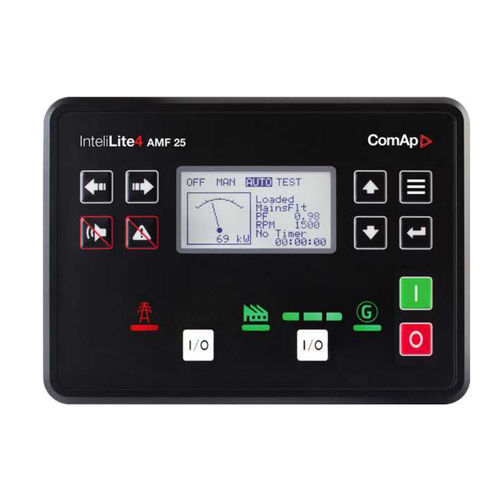 Controlador para grupo electrógeno AMF - InteliLite 4 25 - ComAp - múltiple / digital / para central hidroeléctrica