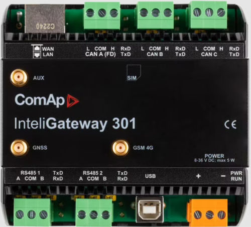 Pasarela de comunicación - CM2GW301BAB - ComAp - TCP / RS-485 / Modbus