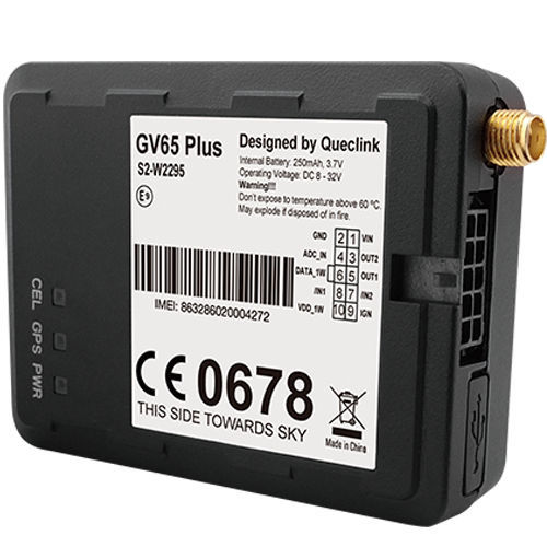 Localizador de vehículos con batería integrada - GV65 Plus - Queclink - GSM / GPRS / CANbus