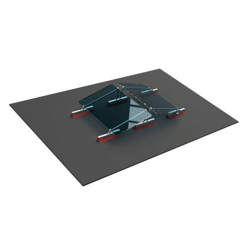 Sistema de fijación solar para cubierta plana - ROOF-SOLAR TILTED BITUMEN - Dome Solar - para instalación vertical / de aluminio / de acero inoxidable