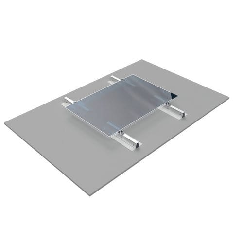 Sistema de fijación solar para cubierta plana - ROOF-SOLAR PVC - Dome Solar - para instalación vertical / de aluminio / de acero inoxidable