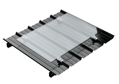 Sistema de fijación solar para cubierta plana - EB-SOLAR - Dome Solar - para instalación vertical / de aluminio / de acero inoxidable