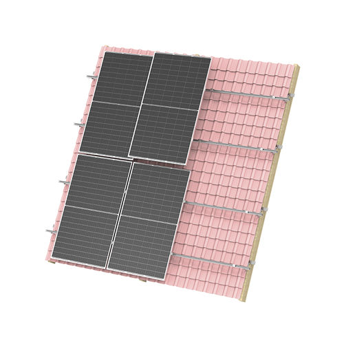 Sistema de fijación solar techo de tejas - TILE ROOF - Xiamen Hopergy Photovoltaic Technology Co., Ltd. - para instalación vertical