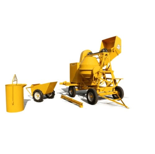 Hormigonera con motor diésel - Ningbo Max Machinery Co., Ltd. - hidráulica / móvil / compacta