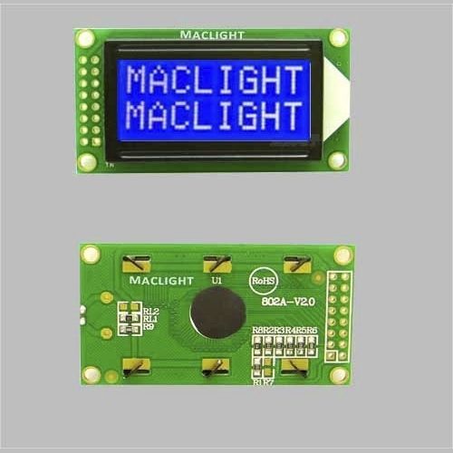 Módulo de visualización LCD STN - MLC802Y-1 - Maclight Display Co., Limited - monocromo / de 2 líneas / MPU 8 bits