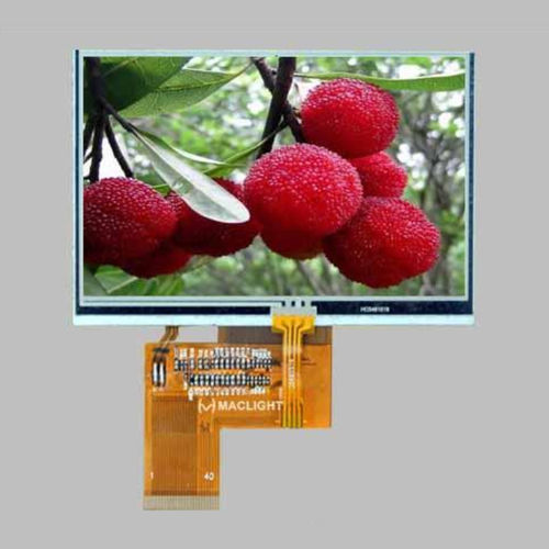 Módulo de visualización TFT LCD - MLT043R40-T19 - Maclight Display Co., Limited - con pantalla táctil resistiva / de color / 480 x 272